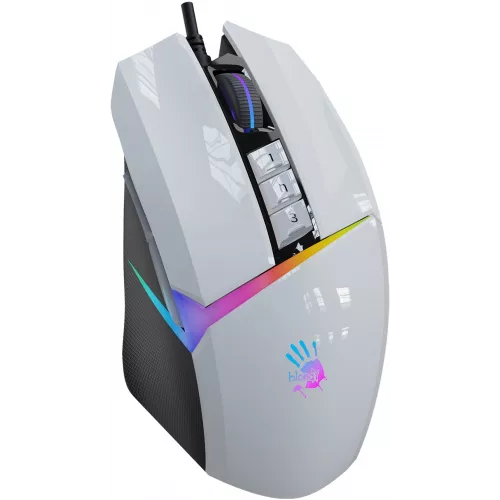 Мышь A4Tech Bloody W60 Max белый оптическая 10000dpi USB 10but (W60 MAX (PANDA WHITE))