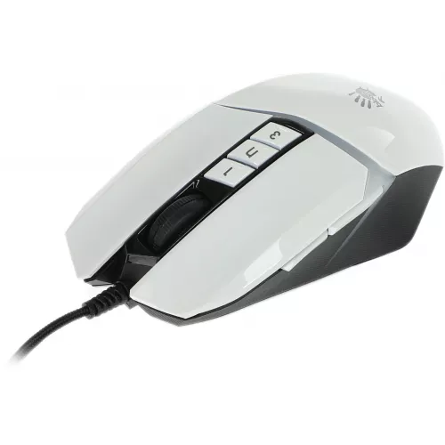 Мышь A4Tech Bloody W60 Max белый оптическая 10000dpi USB 10but (W60 MAX (PANDA WHITE))