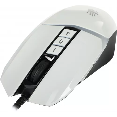 Мышь A4Tech Bloody W60 Max белый оптическая 10000dpi USB 10but (W60 MAX (PANDA WHITE))