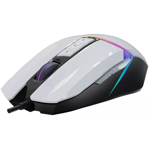 Мышь A4Tech Bloody W60 Max белый оптическая 10000dpi USB 10but (W60 MAX (PANDA WHITE))