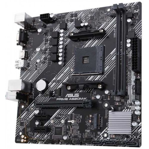 Материнская плата Asus PRIME A520M-K Soc-AM4 AMD A520 2xDDR4 mATX AC`97 8ch(7.1) GbLAN RAID+VGA+HDMI