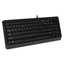 Клавиатура A4Tech FK15 черный USB (FK15 BLACK) кабель 1.5м