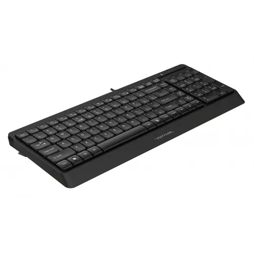 Клавиатура A4Tech FK15 черный USB (FK15 BLACK) кабель 1.5м