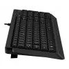 Клавиатура A4Tech FK15 черный USB (FK15 BLACK) кабель 1.5м