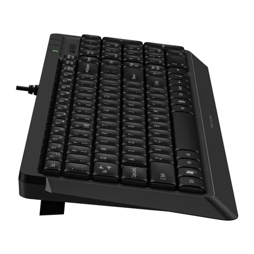 Клавиатура A4Tech FK15 черный USB (FK15 BLACK) кабель 1.5м