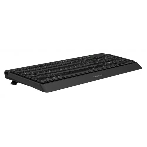 Клавиатура A4Tech FK15 черный USB (FK15 BLACK) кабель 1.5м