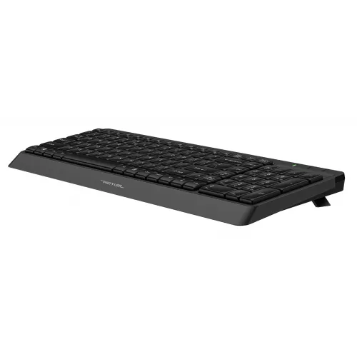 Клавиатура A4Tech FK15 черный USB (FK15 BLACK) кабель 1.5м