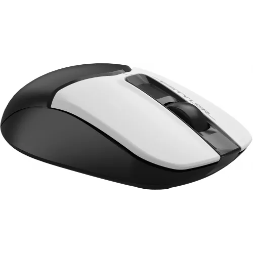 Мышь A4Tech Fstyler FG12 Panda белый/черный оптическая 1200dpi беспров. USB 3but