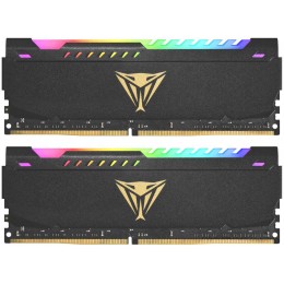 Память DDR4 2x8Gb 3200MHz Patriot PVSR416G320C8K Viper Steel RGB RTL Gaming PC4-25600 CL18 DIMM 288-pin 1.35В dual rank с радиатором Ret