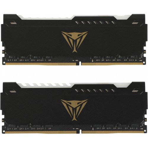 Память DDR4 2x8Gb 3200MHz Patriot PVSR416G320C8K Viper Steel RGB RTL Gaming PC4-25600 CL18 DIMM 288-pin 1.35В dual rank с радиатором Ret