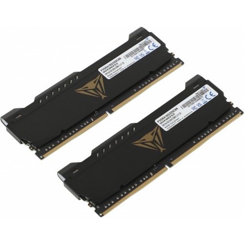 Память DDR4 2x8Gb 3200MHz Patriot PVSR416G320C8K Viper Steel RGB RTL Gaming PC4-25600 CL18 DIMM 288-pin 1.35В dual rank с радиатором Ret