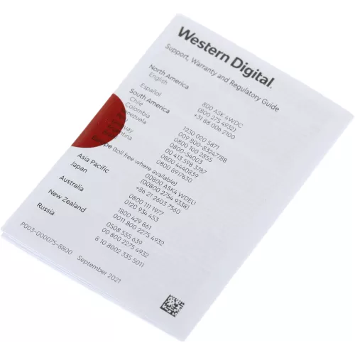 Накопитель SSD WD SATA-III 1TB WDS100T1R0A Red SA500 2.5"