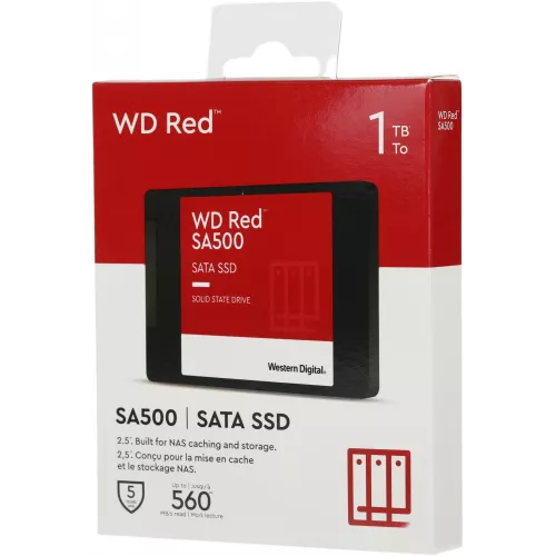 Накопитель SSD WD SATA-III 1TB WDS100T1R0A Red SA500 2.5"