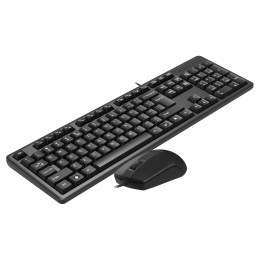 Клавиатура + мышь A4Tech KK-3330S клав:черный мышь:черный USB (KK-3330S USB (BLACK))