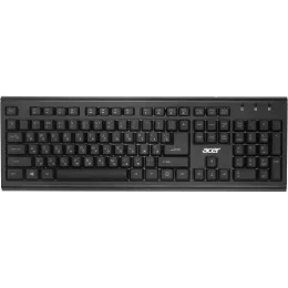 Клавиатура + мышь Acer OKR120 клав:черный мышь:черный USB беспроводная Multimedia (ZL.KBDEE.007)