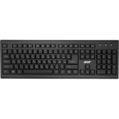 Клавиатура + мышь Acer OKR120 клав:черный мышь:черный USB беспроводная Multimedia (ZL.KBDEE.007)