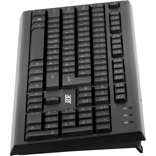Клавиатура + мышь Acer OKR120 клав:черный мышь:черный USB беспроводная Multimedia (ZL.KBDEE.007)