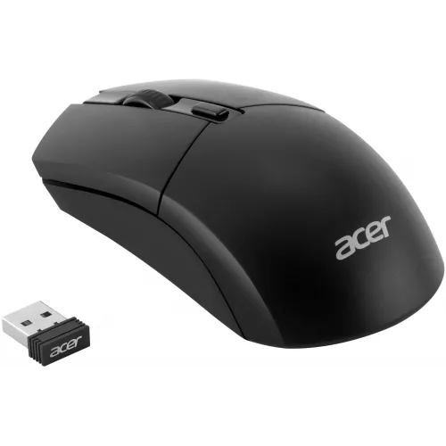 Клавиатура + мышь Acer OKR120 клав:черный мышь:черный USB беспроводная Multimedia (ZL.KBDEE.007)