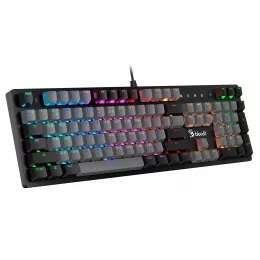 Клавиатура A4Tech B828N черный/серый USB for gamer LED (B828N (GREY+BLACK)) кабель 1.8м