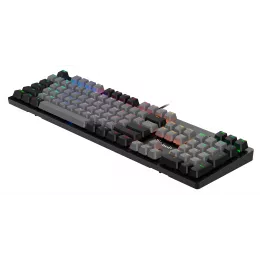 Клавиатура A4Tech B828N черный/серый USB for gamer LED (B828N (GREY+BLACK)) кабель 1.8м