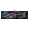 Клавиатура A4Tech B828N черный/серый USB for gamer LED (B828N (GREY+BLACK)) кабель 1.8м