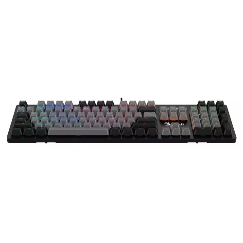Клавиатура A4Tech B828N черный/серый USB for gamer LED (B828N (GREY+BLACK)) кабель 1.8м