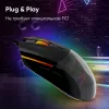 Мышь Оклик 714GM черный оптическая 7200dpi USB 6but (1620717)
