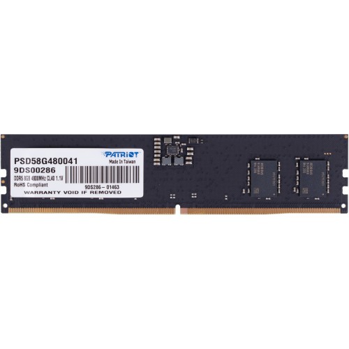 Память DDR5 8GB 4800MHz Patriot PSD58G480041 Signature RTL PC5-38400 CL40 DIMM 288-pin 1.1В single rank Ret