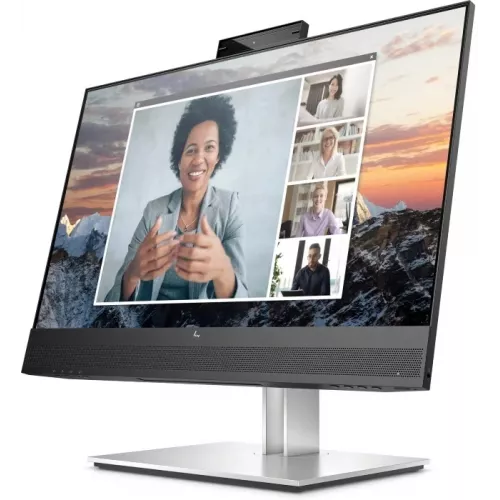 Монитор HP 23.8" E24m G4 Conferencing черный IPS 16:9 HDMI M/M Cam матовая HAS Piv 300cd 178гр/178гр 1920x1080 75Hz DP FHD 7.39кг