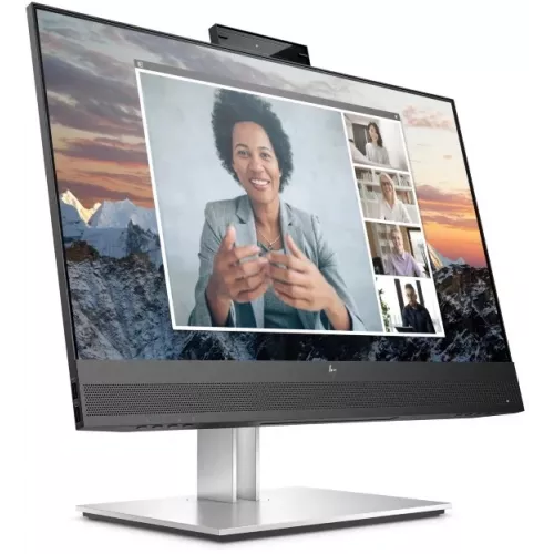 Монитор HP 23.8" E24m G4 Conferencing черный IPS 16:9 HDMI M/M Cam матовая HAS Piv 300cd 178гр/178гр 1920x1080 75Hz DP FHD 7.39кг