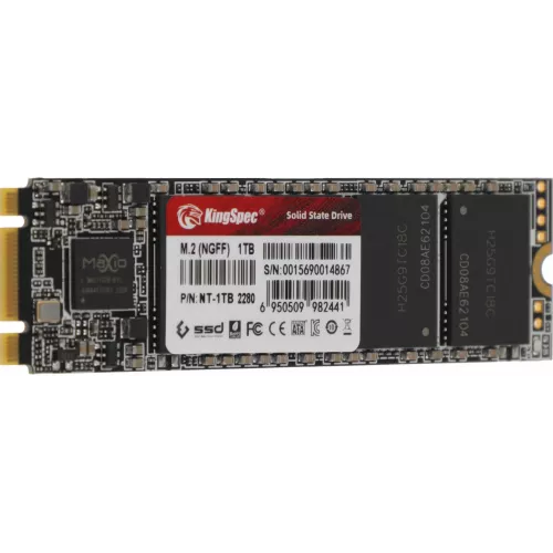 Накопитель SSD Kingspec SATA-III 1TB NT-1TB M.2 2280