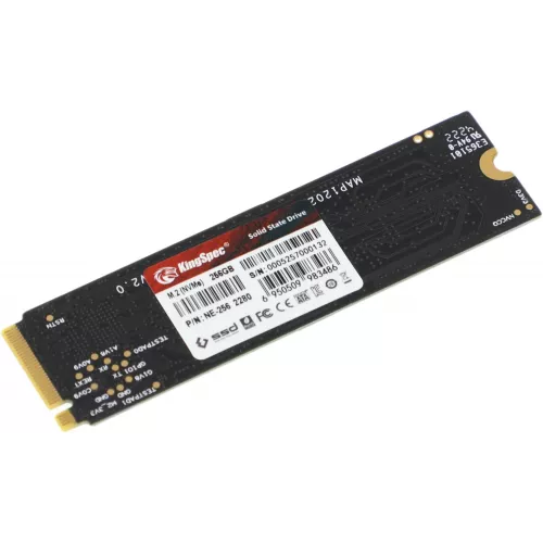Накопитель SSD Kingspec PCIe 3.0 x4 256GB NE-256 M.2 2280
