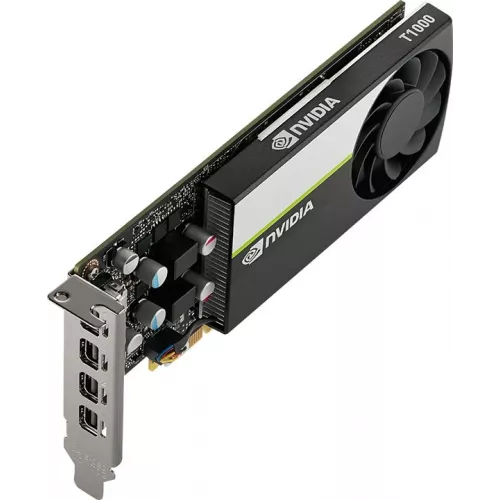 Видеокарта PNY PCI-E 3.0 T1000 NVIDIA T1000 4Gb 128bit GDDR6 1065/10000 mDPx4 HDCP Bulk low profile