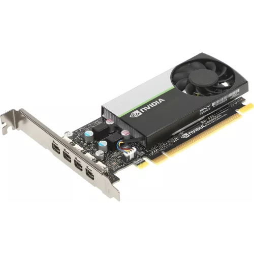 Видеокарта PNY PCI-E 3.0 T1000 NVIDIA T1000 4Gb 128bit GDDR6 1065/10000 mDPx4 HDCP Bulk low profile
