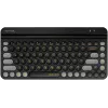 Клавиатура A4Tech FBK30 черный/серый USB беспроводная BT/Radio slim Multimedia (FBK30 BLACKCURRANT)