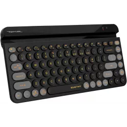 Клавиатура A4Tech FBK30 черный/серый USB беспроводная BT/Radio slim Multimedia (FBK30 BLACKCURRANT)