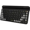 Клавиатура A4Tech FBK30 черный/серый USB беспроводная BT/Radio slim Multimedia (FBK30 BLACKCURRANT)