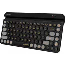 Клавиатура A4Tech FBK30 черный/серый USB беспроводная BT/Radio slim Multimedia (FBK30 BLACKCURRANT)