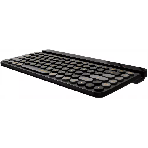 Клавиатура A4Tech FBK30 черный/серый USB беспроводная BT/Radio slim Multimedia (FBK30 BLACKCURRANT)