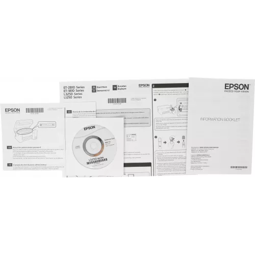 МФУ струйный Epson L3256 (C11CJ67411/421/504/524/516/519) A4 WiFi белый