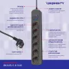 Сетевой фильтр Ippon BK-6-EU-1.8-16-B 1.8м (6 розеток) черный (коробка)