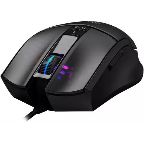 Мышь A4Tech Bloody L65 Max черный/фиолетовый оптическая 12000dpi USB 6but (L65 MAX/HONEYCOMB)