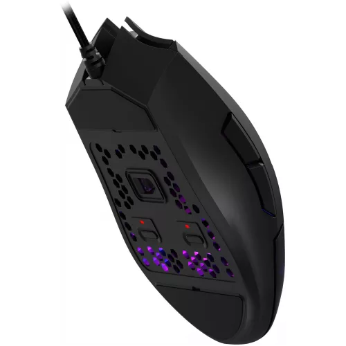 Мышь A4Tech Bloody L65 Max черный/фиолетовый оптическая 12000dpi USB 6but (L65 MAX/HONEYCOMB)