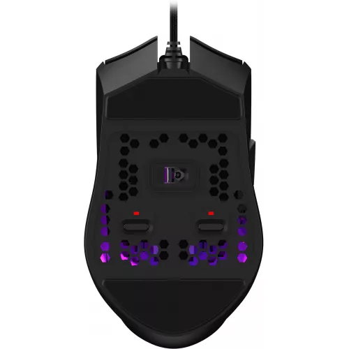 Мышь A4Tech Bloody L65 Max черный/фиолетовый оптическая 12000dpi USB 6but (L65 MAX/HONEYCOMB)