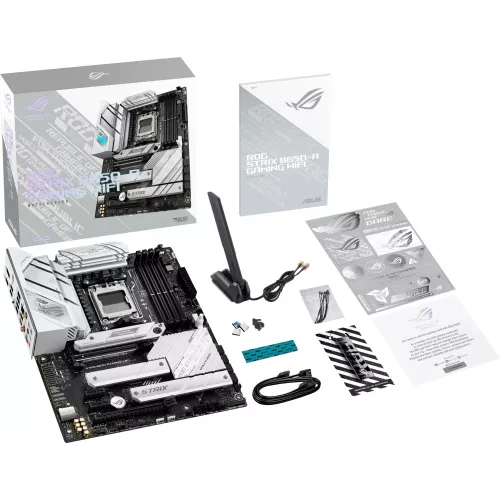 Материнская плата Asus ROG STRIX B650-A GAMING WIFI Socket AM5 AMD B650 4xDDR5 ATX AC`97 8ch(7.1) 2.5Gg RAID+HDMI+DP