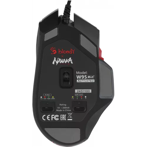 Мышь A4Tech Bloody W95 Max Naraka белый/рисунок оптическая 12000dpi USB 10but