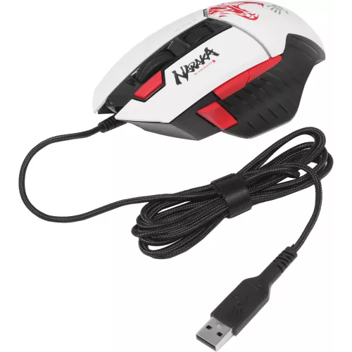Мышь A4Tech Bloody W95 Max Naraka белый/рисунок оптическая 12000dpi USB 10but