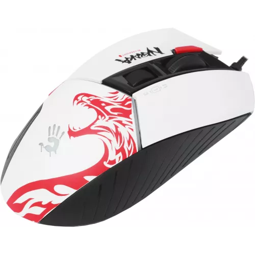 Мышь A4Tech Bloody W95 Max Naraka белый/рисунок оптическая 12000dpi USB 10but