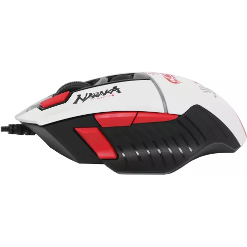 Мышь A4Tech Bloody W95 Max Naraka белый/рисунок оптическая 12000dpi USB 10but