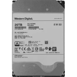 Жесткий диск WD SATA-III 20TB 0F38785/0F38643 WUH722020BLE6L4 Server Ultrastar DC HC560 512E (7200rpm) 512Mb 3.5"
